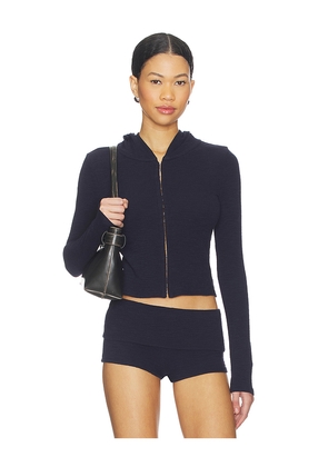 Lovers and Friends Hudson Hoodie in Navy. Size XS. Also in XXS, S, M, L, XL.