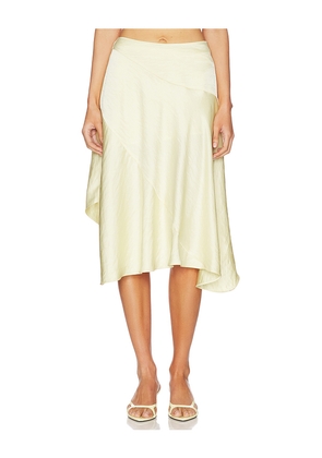 NIA Valencia Skirt in Lemon. Size S. Also in XS, M, L, XL.