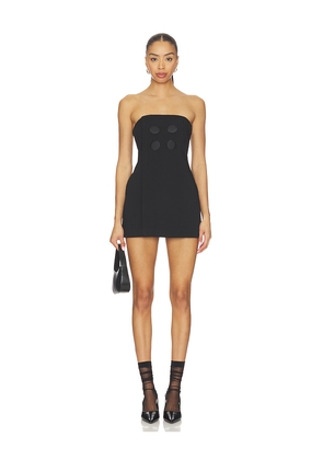 NIIHAI Wrap Button Up Dress in Black. Size XS. Also in S, M, L.