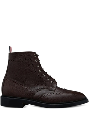 Thom Browne leather wingtip boots