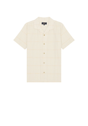 ROARK Gonzo Woven Shirt in Cream. Size S. Also in M.