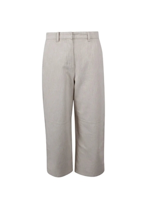 'S Max Mara seam-detail straight trousers - Neutrals