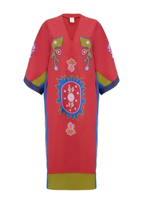 PAULA Cinnebar floral-print dress - Red