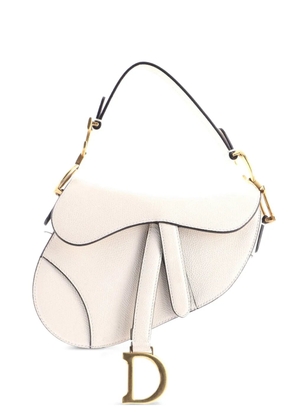 Christian Dior Pre-Owned Saddle Handbag Leather Mini shoulder bag - White