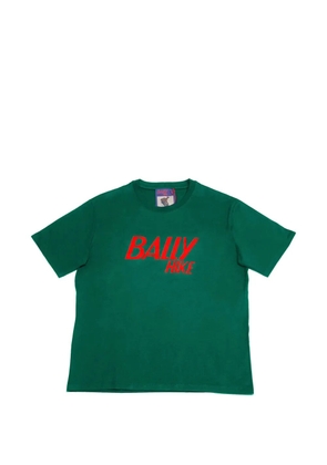 Bally logo graphic T-shirt - Green