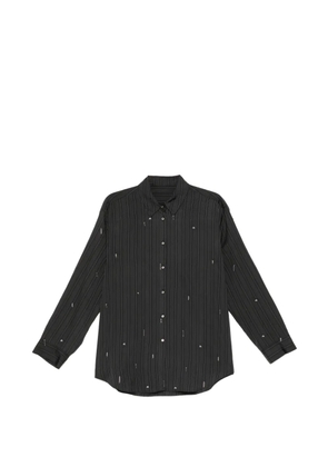 JNBY embellished striped shirt - Black