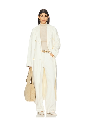 Sancia Alora Trench Coat in Cream. Size M. Also in S.