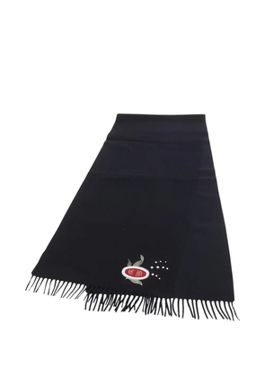 Christian Dior Pre-Owned 2010s Lily of the Valley cashmere scarf - Blue