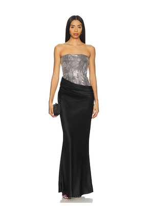 retrofete Alexandra Dress in Black. Size S. Also in M, XS.