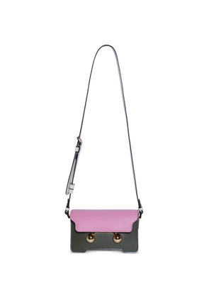 Marni colourblock turn-lock crossbody bag - Green