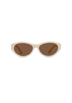 Stella McCartney Medallion Sunglasses in Ivory.