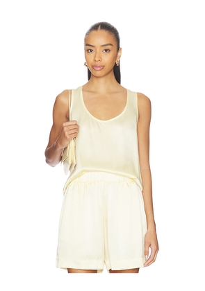 SABLYN Claudia B Scoop Neck Tank in Yellow. Size S. Also in M, L.