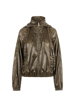 Laminar drawstring hooded jacket - Green