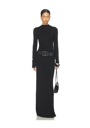 superdown Gabrielle Maxi Dress in Black. Size XS. Also in XXS, L.