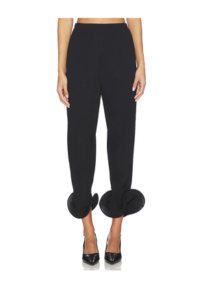 Sid Neigum Wave Hem Pant in Black. Size XS. Also in S, M, L.