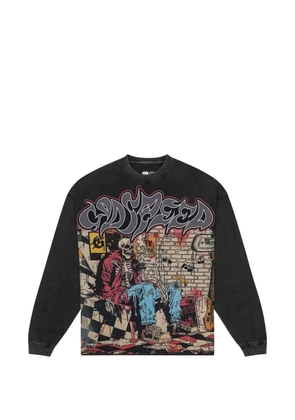GODSPEED Stoner LS printed long-sleeved sweatshirt - Grey