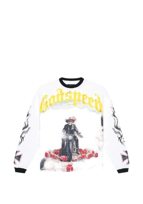 GODSPEED long sleeve sweatshirt - White