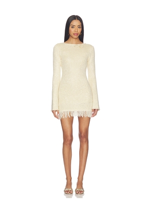 SNDYS Monroe Multiway Knit Mini Dress in Beige. Size S. Also in XXS, XS, M, L, XL, XXL.