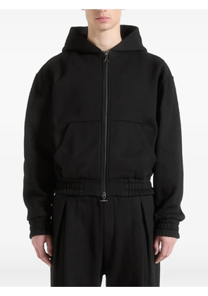 Manière De Voir Florian zip-up hoodie - Black