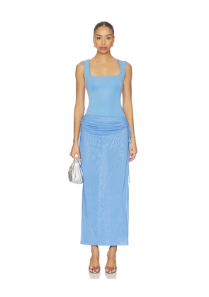 SOVERE Ryen Dress in Blue. Size XS. Also in S, M, L, XL.