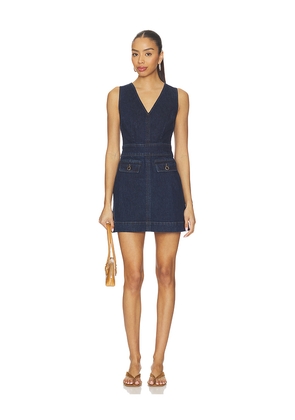 PAIGE Sylvia Mini Dress in Navy. Size 00. Also in 0, 2, 4, 6, 8, 10, 12, 14.