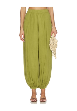 ROCOCO SAND Harem Pants in Green. Size S. Also in L, M, XL, XS, XXL.