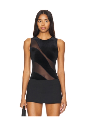 Undress Code Night Creature Bodysuit in Black. Size S. Also in XS.