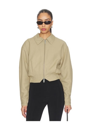 With Jean Fred Jacket in Beige. Size S. Also in XXS, XS, M, L.