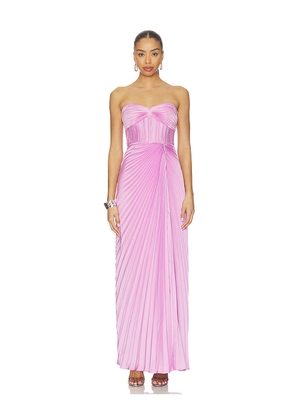 AMUR Oyceann Sweetheart Gown in Pink. Size 00. Also in 0, 4, 6, 8, 10.