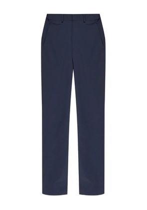 Ea7 Emporio Armani logo-print tapered trousers - Blue