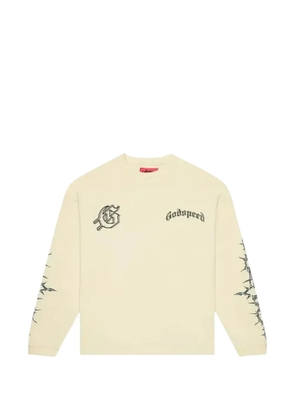 GODSPEED long-sleeve graphic hoodie - Neutrals