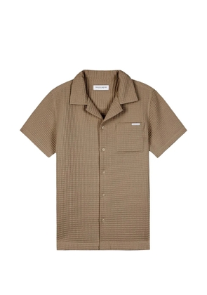 Maison Labiche chest-pocket short-sleeve shirt - Neutrals