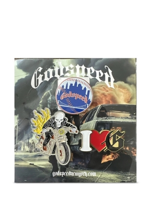 GODSPEED New York pins (set of three) - Black