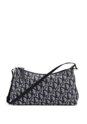 Christian Dior Pre-Owned Vintage Trotter Pochette Shoulder Bag Diorissimo Canvas Small hobo bag - Blue