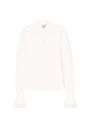 Valentino Garavani embroidered poplin shirt - White