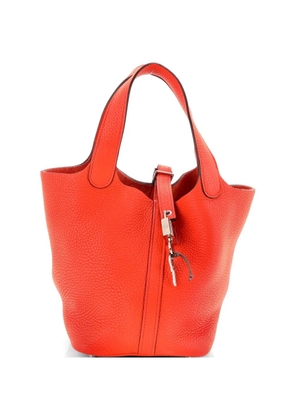 Hermès Pre-Owned Picotin Lock Bag Clemence PM bucket bag - Orange