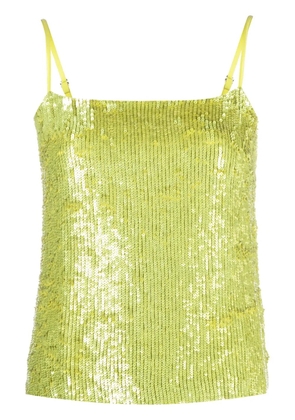 P.A.R.O.S.H. sequined cami top - Green