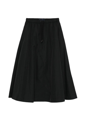Juun.J drawstring midi skirt - Black