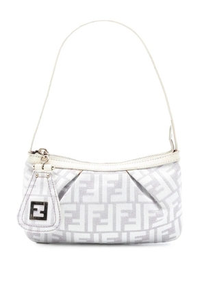 Fendi Pre-Owned 2000-2010 Zucca Canvas Pochette shoulder bag - Purple