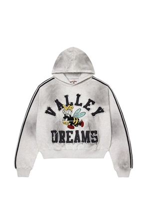 VALE FOREVER Anthem stripe hoodie - Grey