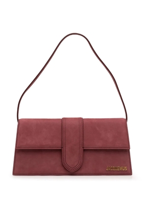 Jacquemus Pre-Owned 2020-2025 Suede Le Bambino Long shoulder bag - Red