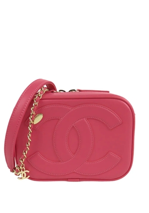 CHANEL Pre-Owned 2019 Lambskin CC Mania Camera Bag crossbody bag - Pink