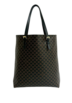 Celine Pre-Owned 20th Century Macadam Coated Canvas tote bag - Brown