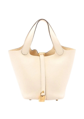 Hermès Pre-Owned 2021 Clemence Picotin Lock 18 handbag - Brown