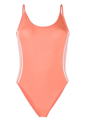 adidas side stripe bodysuit - Orange