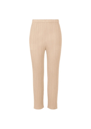 Pleats Please Issey Miyake July pleated trousers - Neutrals