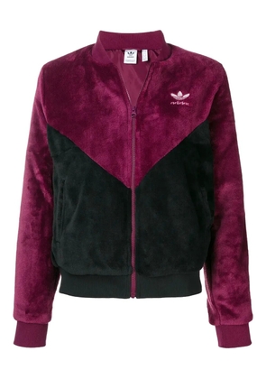 adidas colourblock track jacket - Purple
