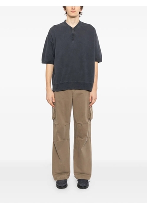 visvim Mondo zipped T-shirt - Grey