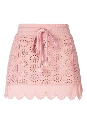 Fenty X Puma English embroidery scalloped skirt - Pink