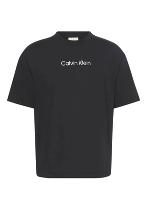 Calvin Klein logo-print cotton T-shirt - Black